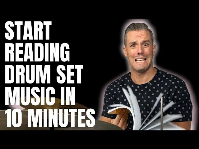 How to Start Reading Drum Set Music - Basic Notation Tutorial