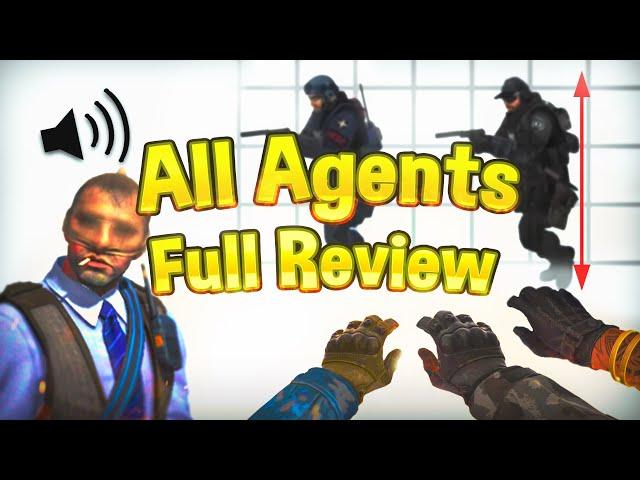 CSGO All Agents Showcase - Voices & Sleeves