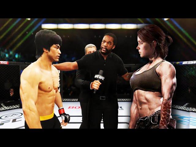 UFC 4 I Bruce Lee vs. Ellie Athletic Body (EA Sports UFC 4)