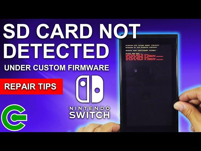 Nintendo Switch SD CARD NOT DETECTED under Hekate - but runs fine under stock firmware. Repair tips