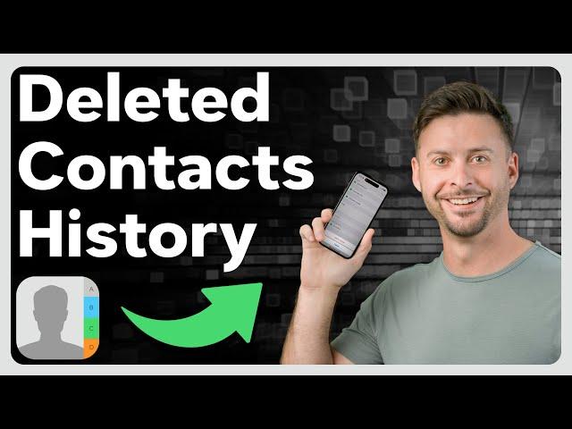 How To Check Deleted Contacts On iPhone