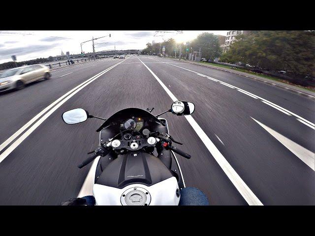 Неадекватная езда по городу на мото (без монтажа) 4K || Inadequate riding on moto