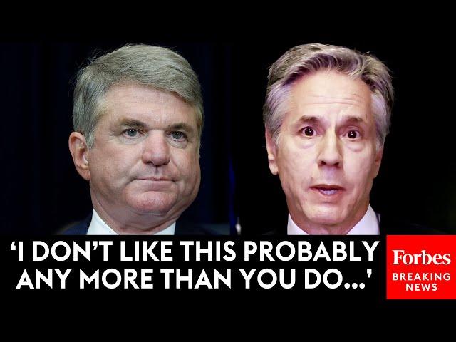 BREAKING NEWS: McCaul Torches Blinken To His Face For Blowing Off Subpoenas, Afghanistan Withdrawal