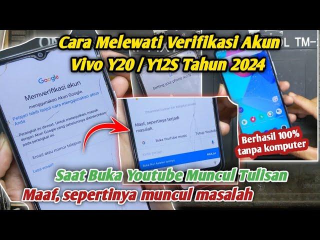 CARA TERBARU 2024 MENGATASI LUPA AKUN GOOGLE VIVO Y20 / Y12S