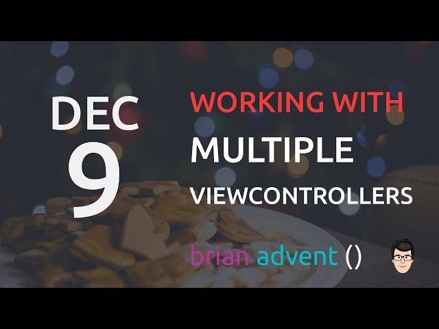 iOS Swift Tutorial: Working with multiple UIViewControllers 09/24 