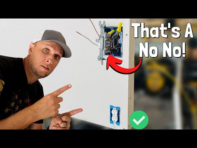 How To Add An Outlet From A Light Switch | Common Mistake