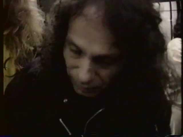 Ronnie James Dio arriving in São Paulo 92