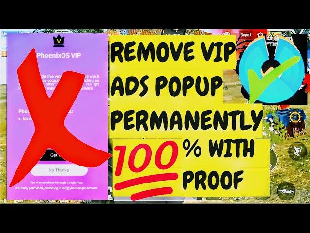 REMOVE PHOENIX OS DARK MATTER VIP ADS POP UP PERMANENTLY | 100% WITH PROOF | PHOENIX OS DARK MATTER!