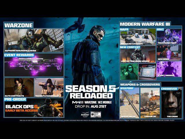 FULL MW3 Season 5 Reloaded Update Road Map! (NEW Events, Trailer, Content & MORE) - Modern Warfare 3