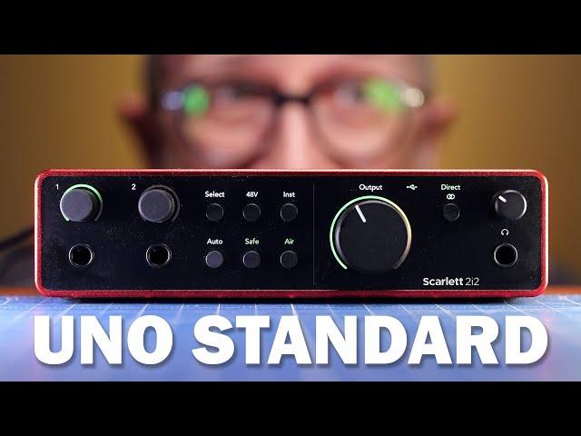 Focusrite Scarlett 2i2 4th Gen: UNO STANDARD!