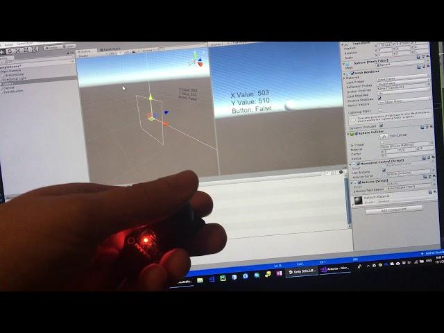 Arduino - Completed joystick in Unity