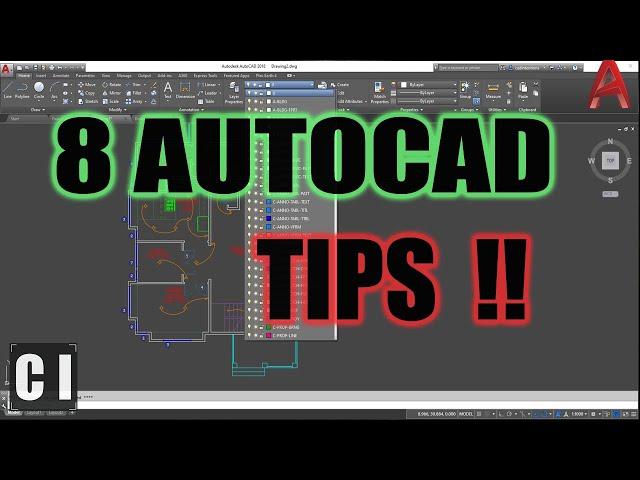 8 AutoCAD Tips for Better Drawings & Faster Drafting | 2 Minute Tuesday