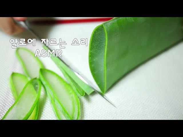 The Sound of a Aloe Cut | ASMR