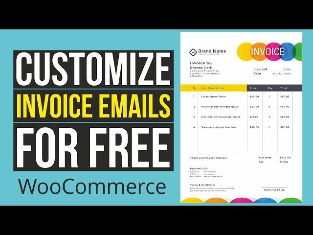 How to Customize, Style & Design WooCommerce Email Order Invoice Templates for FREE!