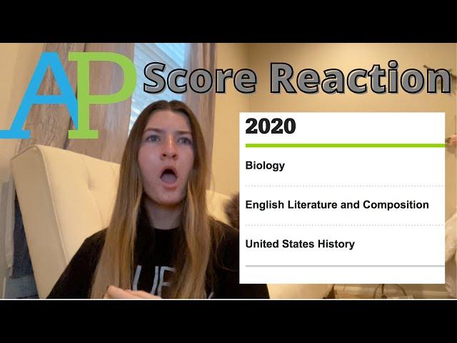 A very REALISTIC AP score reaction 2020 *Covid Edition*