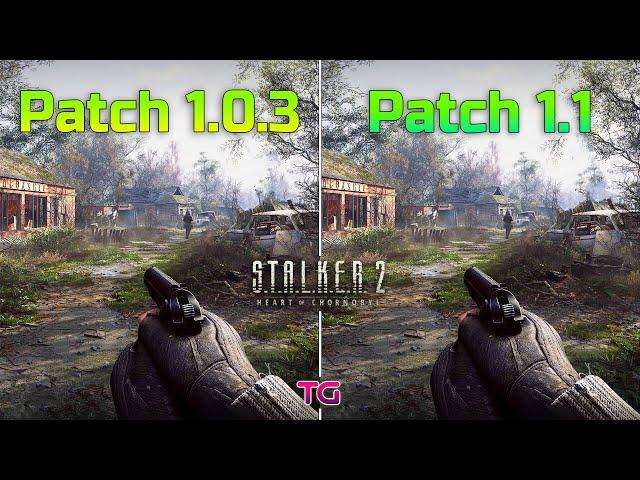 S.T.A.L.K.E.R. 2 : Patch 1.1 vs Patch 1.0.3 - Performance Comparison