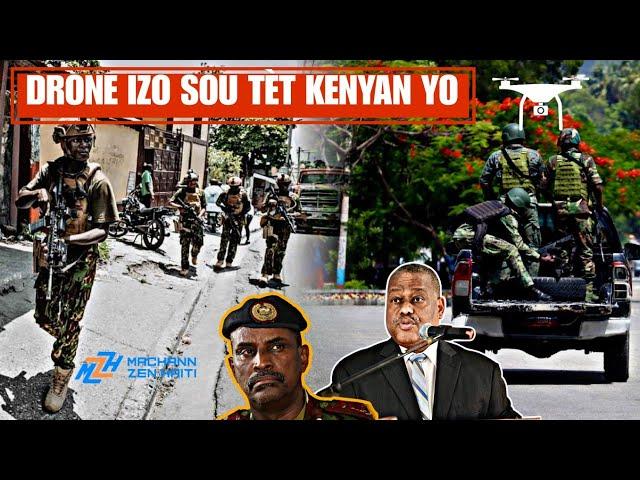 Twoup Kenyan Yo Mete Pye Yo Atè???- Izo Mete Drone li sou tèt yo ap Kontwole Tout Mouvman yo