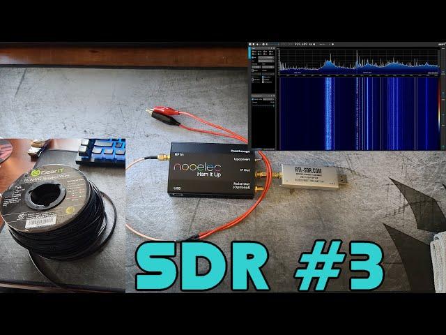 Beginners guide to SDR #3 [ upconverter and custom antenna ]