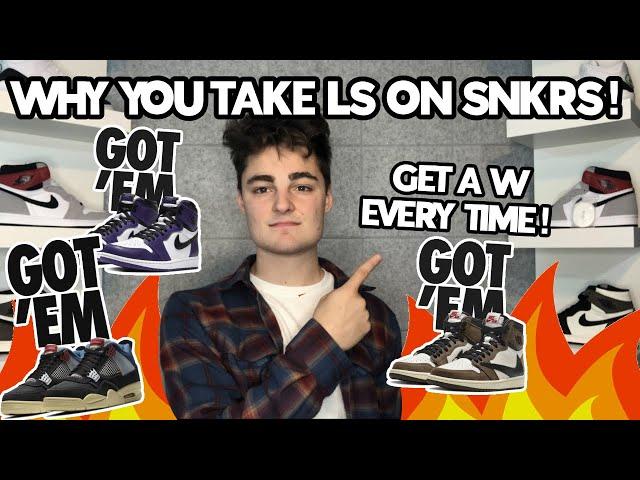 WHY YOU TAKE LS ON NIKE SNKRS APP AND HOW TO FIX IT!!!