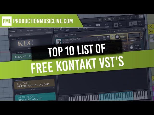 Top 10 Free NI Kontakt Instruments (Flute Sound, Realistic Guitar, Piano, Harp Plugins)