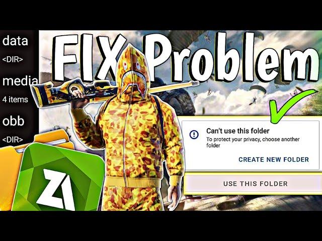 Solve Can't Use This Folder Problem | Access Data,obb File In Zarchiver | 100% Working 