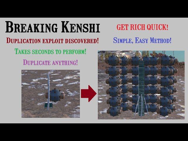 Breaking Kenshi: Duplicating Items in Seconds!