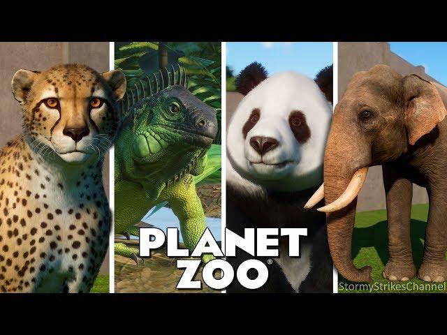 Every Single Animal in Planet Zoo When it First Released || ALL 70+ ANIMALS!