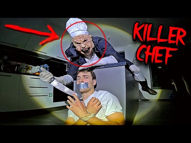 KILLER CHEF REAL LIFE PARKOUR ESCAPE (HORROR POV)