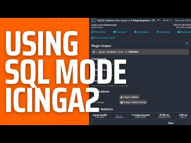 How to use SQL Queries to Monitor MySQL or MariaDB Database Server Using Icinga2