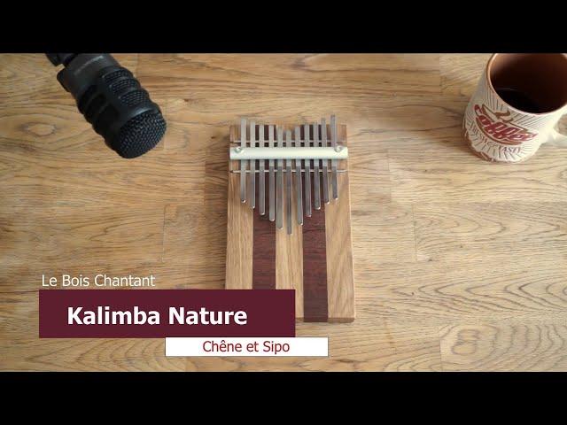 kalimba made in France - Gamme KALIMBA NATURE - chêne et sipo massif