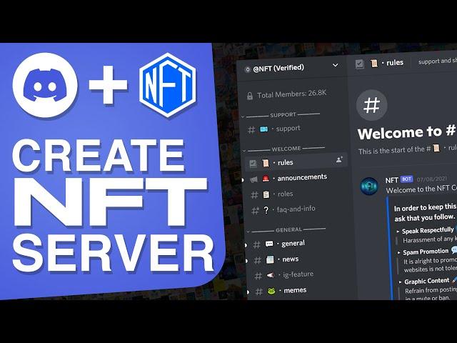 How To Create Your Own Discord Server For Your NFT Launch | Quick and Easy!