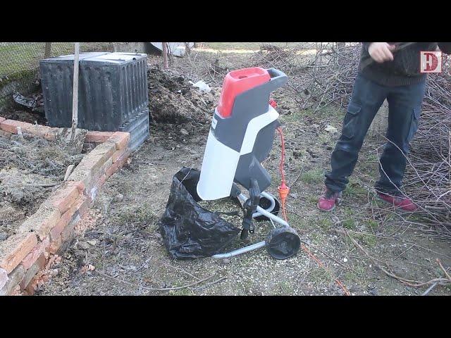 Sterwins 2500w electric wood chipper TEST - Leroy Merlin