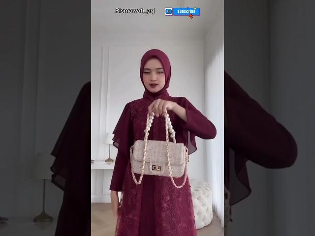 Inspirasi Gaun Brokat kondangan Modern & mewah Terbaru 2023 /2024 #shorts#ootdhijab#shopeehaul#viral