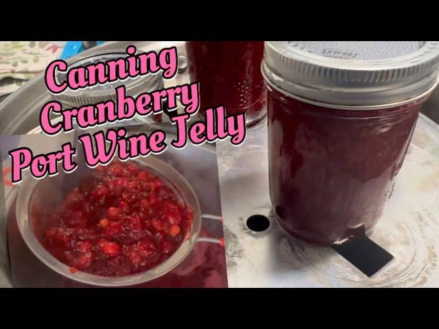 Homemade Cranberry Port Jelly -A Festive Treat!