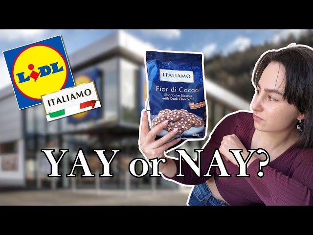 MY HONEST REVIEW OF LIDL ITALIAN WEEK AS AN ITALIAN (supermarket taste test)