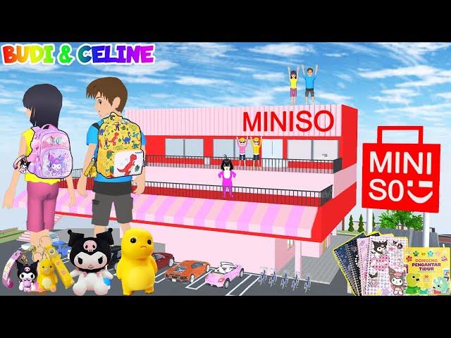 Yuta Mio Ke Miniso Beli Tas dan Buku Baru Sanrio Kuromi Dino Kuning Untuk Sekolah | Sakura School