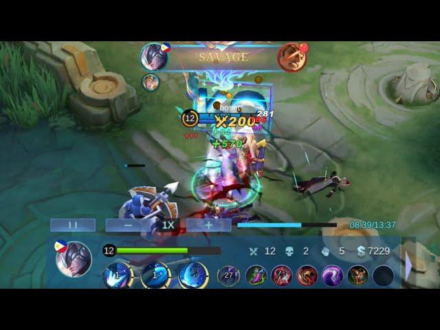 MLBB SAVAGE (ALPHA) BEST BUILD 2023