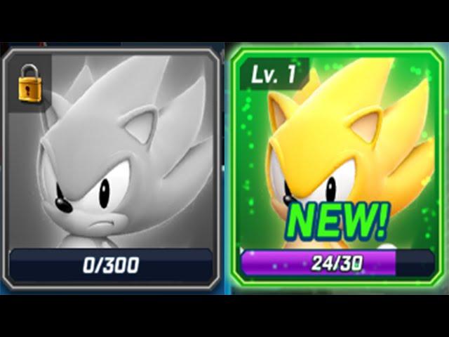 Sonic Forces Speed Battle - CLASSIC SUPER SONIC New Character Unlocked: O-300 All Characters #games