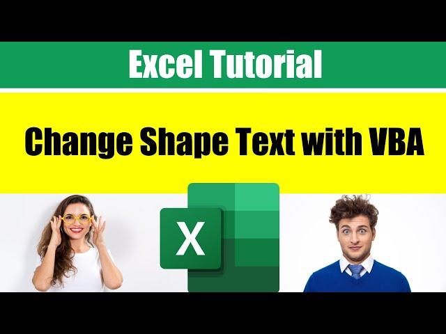 Change Shape Button Text with VBA in Excel - Quick Tip 