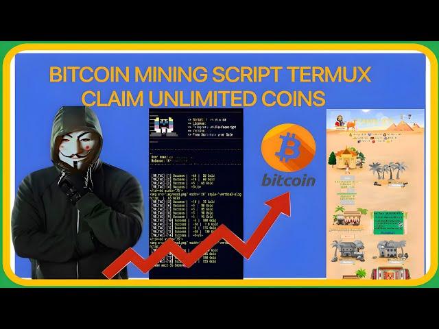 Bitcoin Mining Script Termux |Claim Unlimited Faucet Script