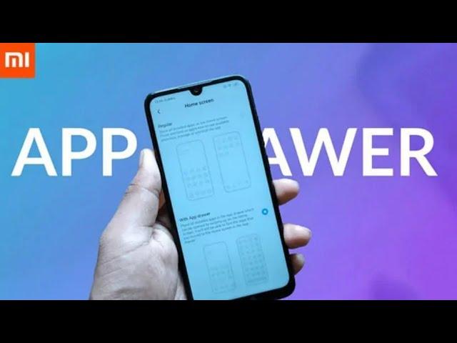 How to enable app drawer in MIUI 11|| Redmi note 7pro/Note 8
