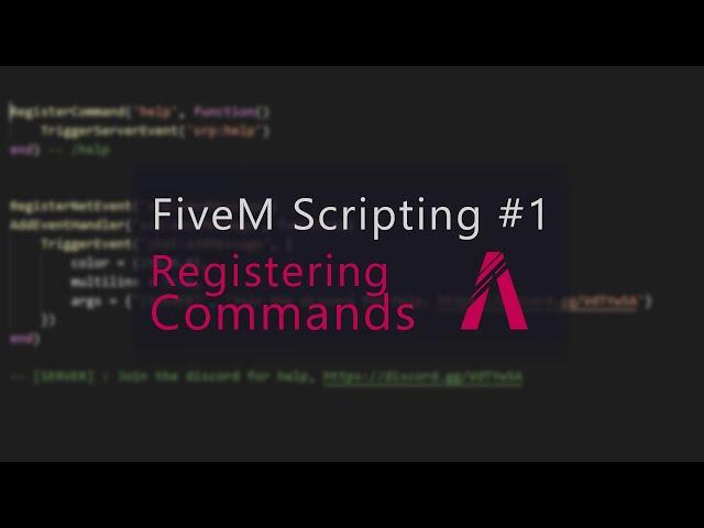 FiveM Scripting #1 - First Resource and Basics (LUA)