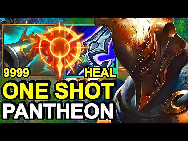 Wild Rift China Pantheon Jungle - 18KILL One Shot Pantheon Build Runes - Challenger Rank Gameplay