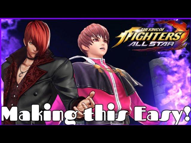 These characters may have a cheat code for aegis! King of Fighters All Star