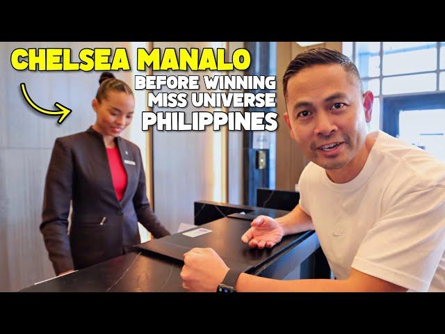 Chelsea Manalo Before Winning Miss Universe Philippines | She was featured in our vlog while working