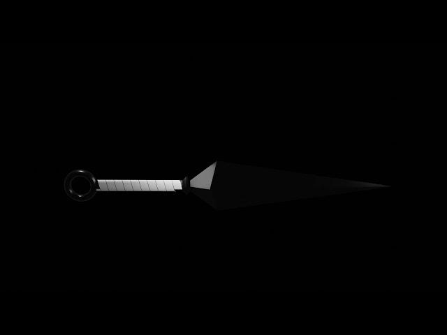 3D Kunai Model