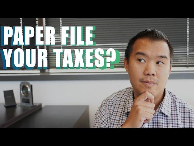 Why You Should Paper File Your Tax Return!