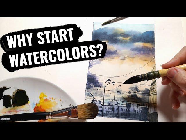 Why you should start watercolors (and what you will learn)