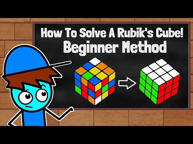 How To Solve A Rubik's Cube (Beginner Method) | Cubeorithms