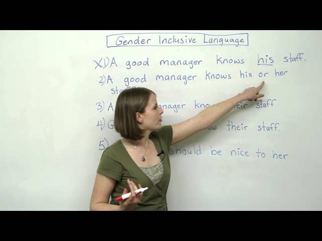 Gender-inclusive Language - How to avoid sexism